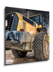 Obraz 1D - 50 x 50 cm F_F64132721 - Construction machine - Stavební stroj