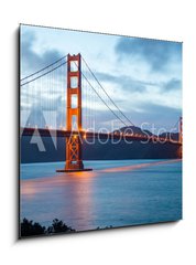 Obraz 1D - 50 x 50 cm F_F66547787 - Famous Golden Gate Bridge in San Francisco