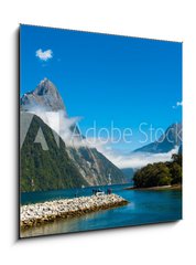 Obraz 1D - 50 x 50 cm F_F67389392 - Milford Sound