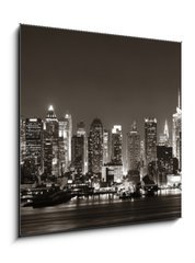 Sklenn obraz 1D - 50 x 50 cm F_F70678313 - Midtown Manhattan skyline - Panorama Manhattanu v centru msta