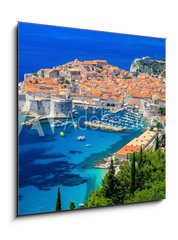 Obraz 1D - 50 x 50 cm F_F71208436 - A panoramic view of the walled city, Dubrovnik Croatia