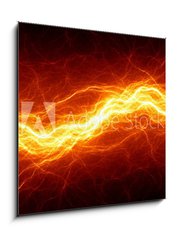 Obraz 1D - 50 x 50 cm F_F72936590 - Abstract hot fire lightning - Abstraktn hork por blesk