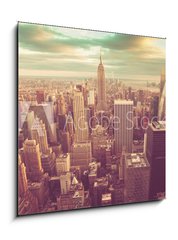 Obraz 1D - 50 x 50 cm F_F74609709 - Manhattan with vintage tone