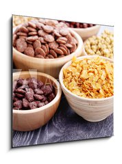Sklenn obraz 1D - 50 x 50 cm F_F75694465 - lots of cereals