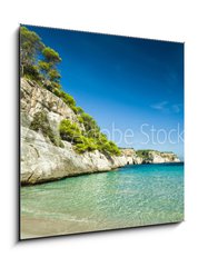 Obraz 1D - 50 x 50 cm F_F77912679 - Cala Macarelleta, Menorca, Spain