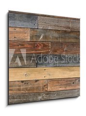 Sklenn obraz 1D - 50 x 50 cm F_F78944446 - Old vintage wood textured - Star vintage devo texturou
