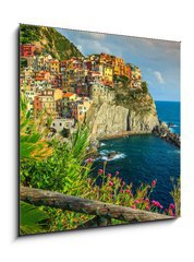 Obraz 1D - 50 x 50 cm F_F79379736 - Manarola village on the Cinque Terre coast of Italy,Europe