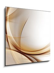 Obraz   Elegant Gold Waves, 50 x 50 cm