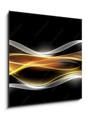 Obraz 1D - 50 x 50 cm F_F86803878 - Creative Light Fractal Waves Art Abstract Background - Kreativn svtlo fraktln vlny umn abstraktn pozad