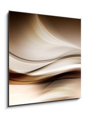 Obraz 1D - 50 x 50 cm F_F87209939 - Gold Abstract Wave Art Composition Background