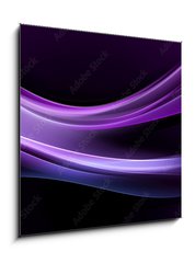 Obraz 1D - 50 x 50 cm F_F88530776 - abstraction purple light wave background
