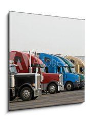 Obraz 1D - 50 x 50 cm F_F90724354 - Semi Trucks