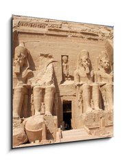 Sklenn obraz 1D - 50 x 50 cm F_F9102295 - Abu Simbel