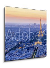 Obraz 1D - 50 x 50 cm F_F91441069 - The Eiffel tower is the most visited monument of France. - Eiffelova věž je nejnavštěvovanější památkou Francie.