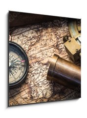 Obraz 1D - 50 x 50 cm F_F93084351 - vintage marine still life
