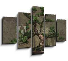 Obraz 5D ptidln - 150 x 100 cm F_GB104394182 - Decorative Bonsai Tree