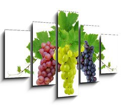 Obraz ptidln 5D - 150 x 100 cm F_GB10964464 - Three fresh grapes