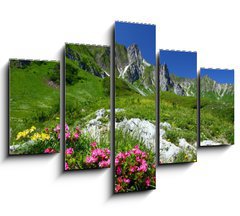 Obraz 5D ptidln - 150 x 100 cm F_GB11754961 - spring in the alps