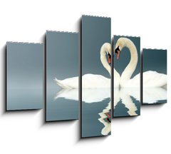 Obraz   Love Swans, 150 x 100 cm