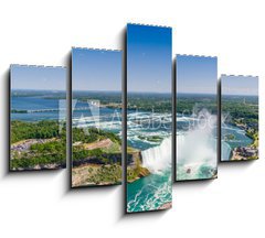 Obraz 5D ptidln - 150 x 100 cm F_GB121465615 - Aerial view of Niagara horseshoe falls. Ontario Canada