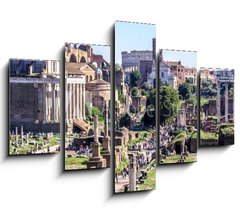 Obraz 5D ptidln - 150 x 100 cm F_GB126294369 - The Roman forum, Italy - msk frum, Itlie