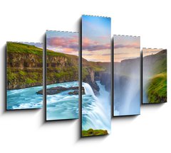 Obraz 5D ptidln - 150 x 100 cm F_GB126702165 - Gulfoss Falls, Iceland