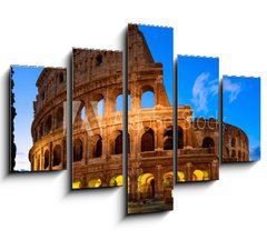 Obraz 5D ptidln - 150 x 100 cm F_GB127759684 - Night view of Colosseum in Rome in Italy