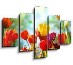 Obraz ptidln 5D - 150 x 100 cm F_GB12856836 - Tulips - Tulipny