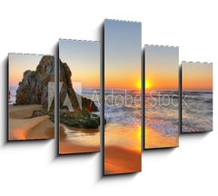 Obraz 5D ptidln - 150 x 100 cm F_GB13013771 - Sunrise Rocks