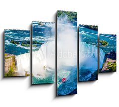 Obraz 5D ptidln - 150 x 100 cm F_GB132838674 - Niagara falls aerial view