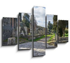 Obraz 5D ptidln - 150 x 100 cm F_GB133093356 - Ruins of Pompeii, Naples Italy - Ruiny Pompej, Neapol Itlie