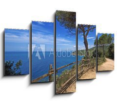 Obraz   Toscana, passeggiata sul mare, 150 x 100 cm