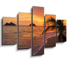 Obraz   Pacific sunrise at Lanikai beach in Hawaii, 150 x 100 cm