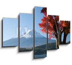 Obraz ptidln 5D - 150 x 100 cm F_GB1676055 - mount fuji in fall vii