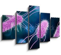 Obraz 5D ptidln - 150 x 100 cm F_GB176894218 - 3D illustration of Salmonella Bacteria. Medicine concept.