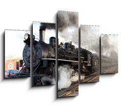 Obraz ptidln 5D - 150 x 100 cm F_GB17917100 - Essex Steam Train - Essex Parn vlak