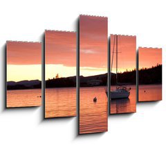 Obraz ptidln 5D - 150 x 100 cm F_GB19341133 - Sunset in the background