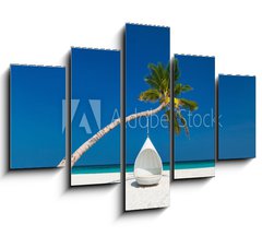 Obraz 5D ptidln - 150 x 100 cm F_GB196863504 - Beautiful tropical beach in Maldives