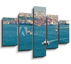 Obraz   Verkehr auf dem Bosporus, 150 x 100 cm