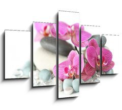 Obraz ptidln 5D - 150 x 100 cm F_GB19964009 - Orchid laying on stones