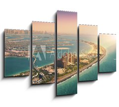 Obraz   Palm Island in Dubai, aerial view, 150 x 100 cm