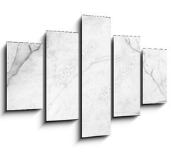 Obraz 5D ptidln - 150 x 100 cm F_GB210626304 - panoramic white background from marble stone texture for design