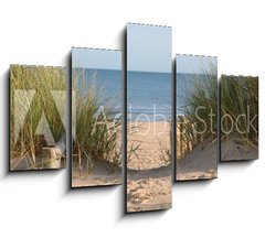 Obraz 5D ptidln - 150 x 100 cm F_GB21978364 - Beach Path Through Dunes