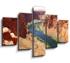 Obraz 5D ptidln - 150 x 100 cm F_GB22502717 - Classic nature of America -  Colorado river close to Glen canyon