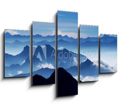 Obraz 5D ptidln - 150 x 100 cm F_GB23674455 - Traumpanorama (Blick von Zugspitze)-View from Mt Zugspitz