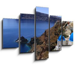 Obraz ptidln 5D - 150 x 100 cm F_GB23808414 - Santorini