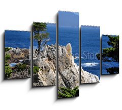 Obraz ptidln 5D - 150 x 100 cm F_GB23885675 - The Lone Cypress in Pebble Beach, 17 Mile Drive, Monterey