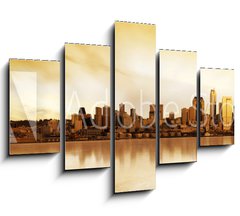 Obraz ptidln 5D - 150 x 100 cm F_GB2398055 - seattle panorama