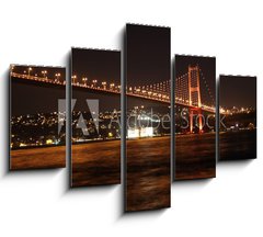 Obraz ptidln 5D - 150 x 100 cm F_GB26256068 - The Bosporus Bridge at night in istanbul, Turkey