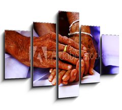 Obraz ptidln 5D - 150 x 100 cm F_GB26950434 - hand of old age - ruku st